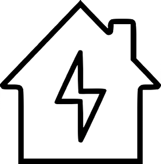 Pictogramme illustrant maison neuve.